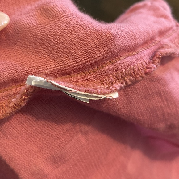 Prana Pink Button Pink Tank Top Large L EUC - Picture 5 of 7